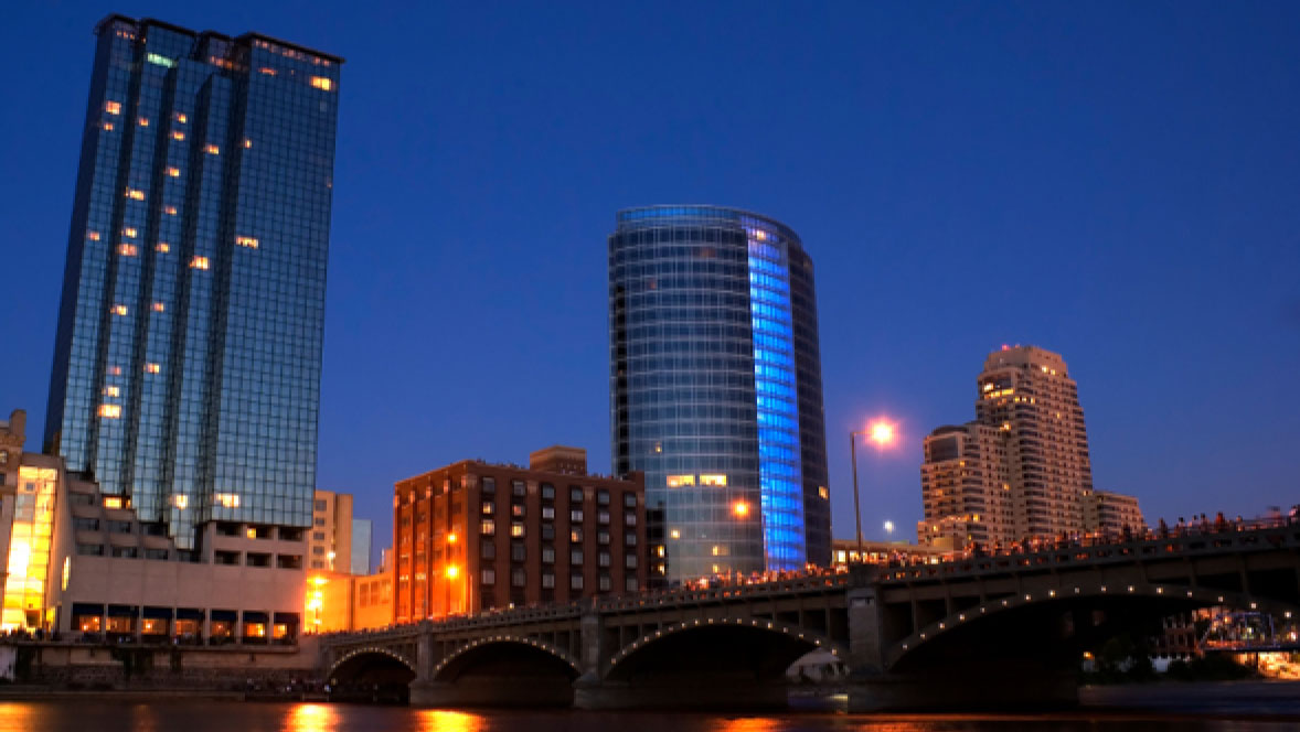 Grand Rapids, Michigan Skyline